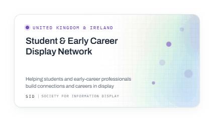 Student & Early Career Display Network