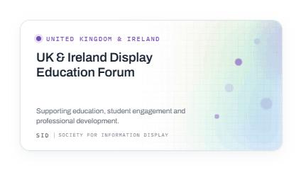 UK & Ireland Display Education Forum